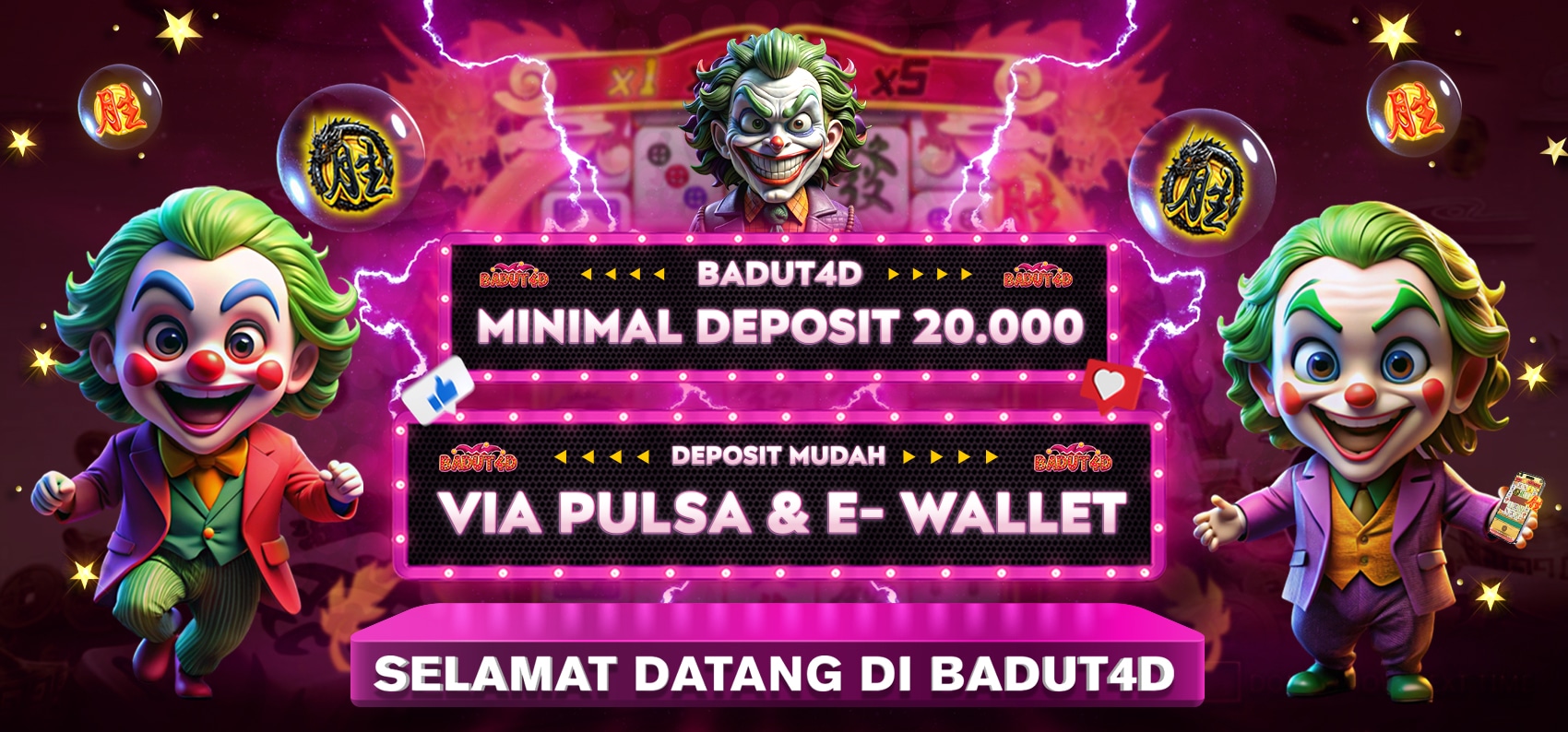 BADUT4D - DEPOSIT PULSA TANPA POTONGAN